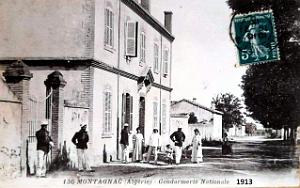 2410- Montagnac - Gendarmerie - 1913